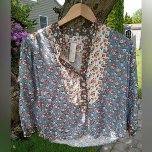 90’s Cacharel Prairie Vintage Silk Blouse